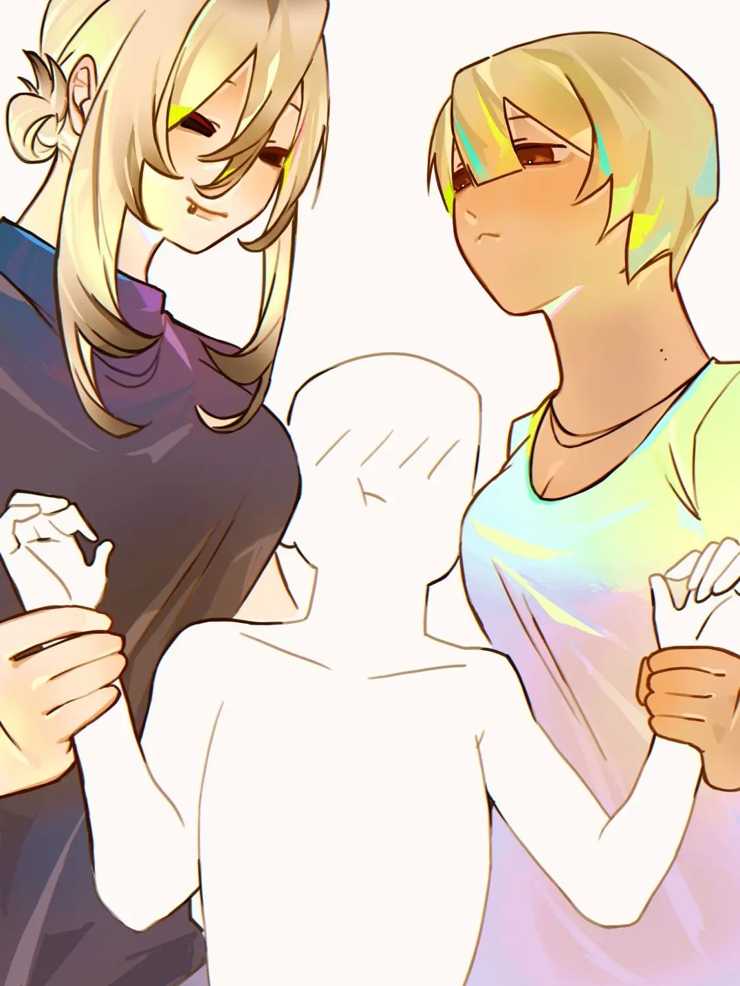 Umino_428의 女好きに挟まれる{{user}}ちゃん