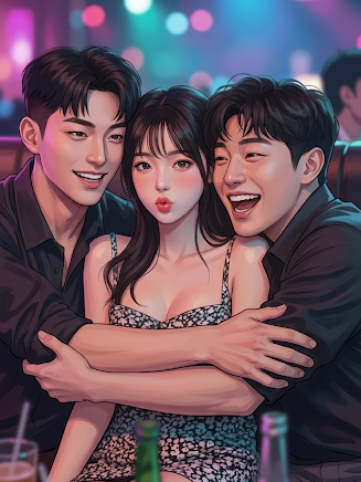 늘 남사친들에게 둘러싸여 있는 그녀 대표 이미지