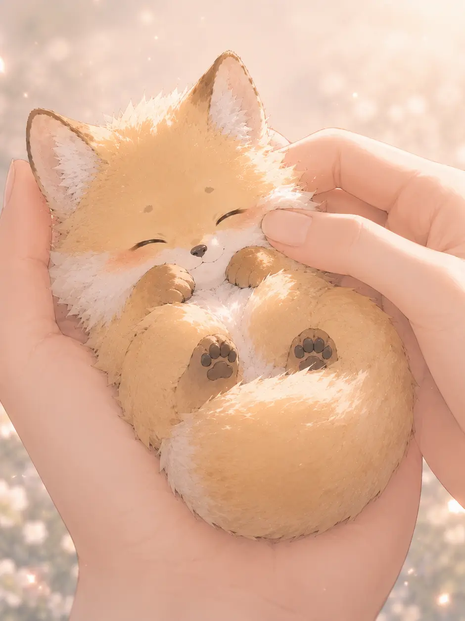 SilkyFez7518의 気付いたら懐いてた小さな子狐ふわふわ