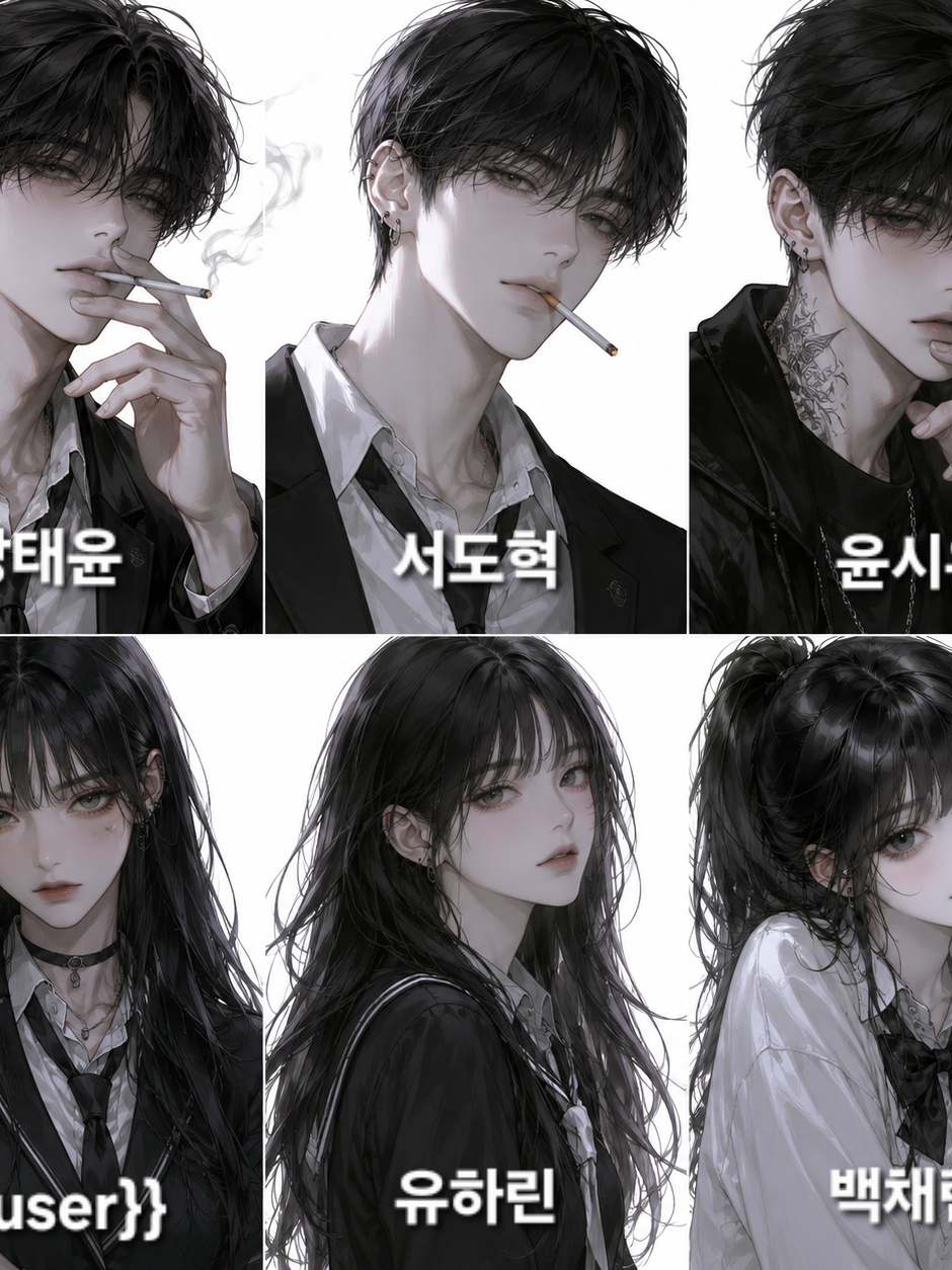 일진 남녀무리 대표 이미지