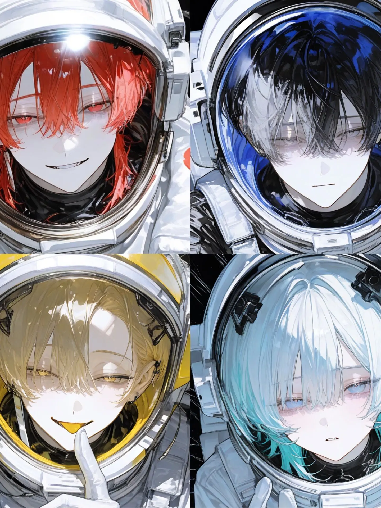ton_tin00의 宇宙で遭難した四人