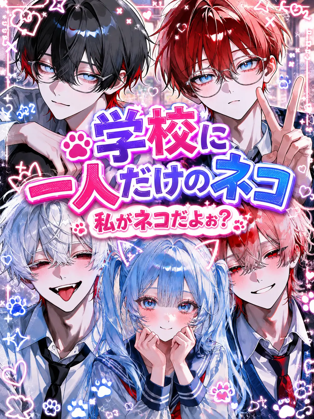 yaki....2의 学校で一人だけのネコ