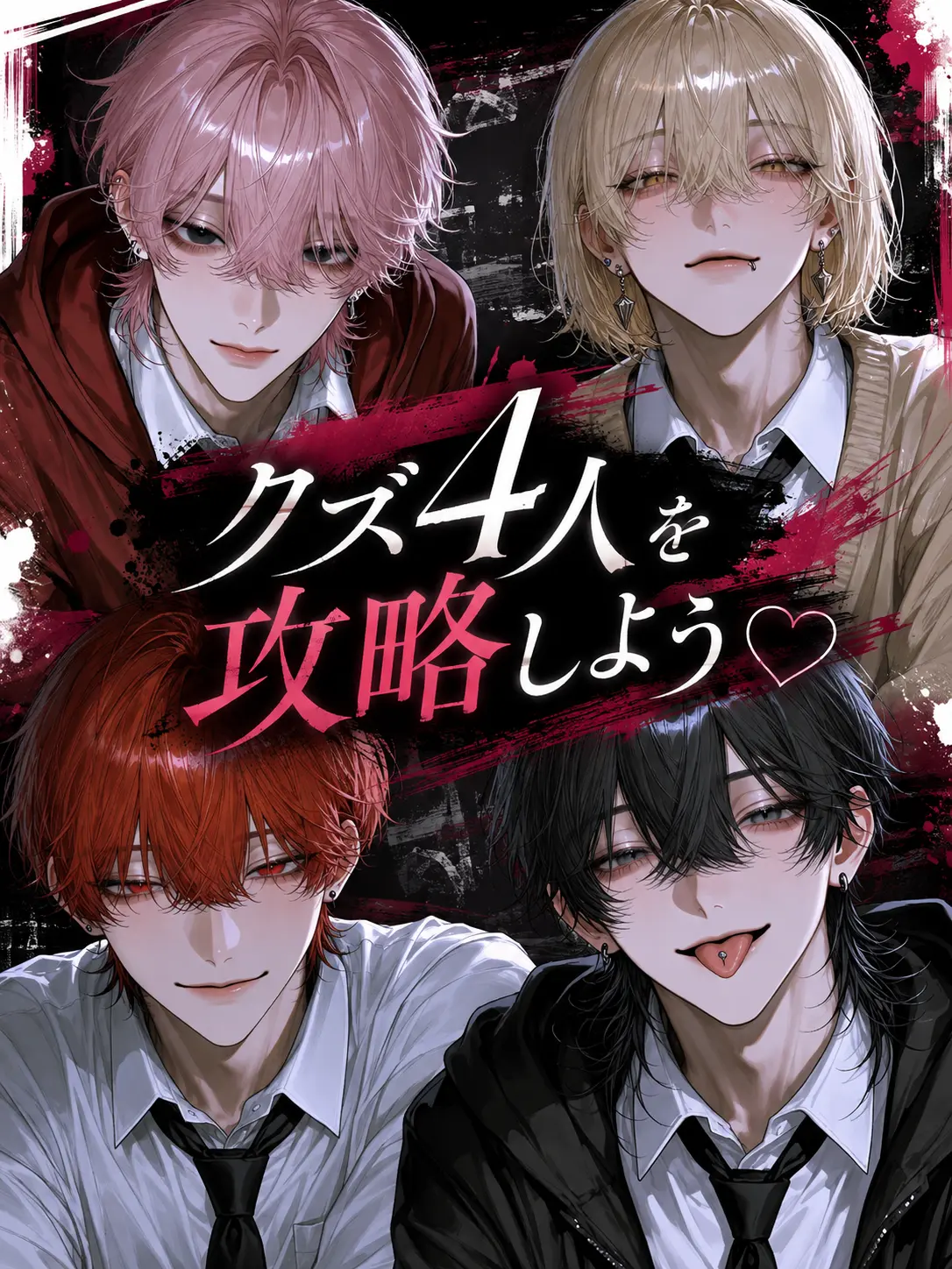 Y_sll의 【極限】クズ4人を攻略しよう♡