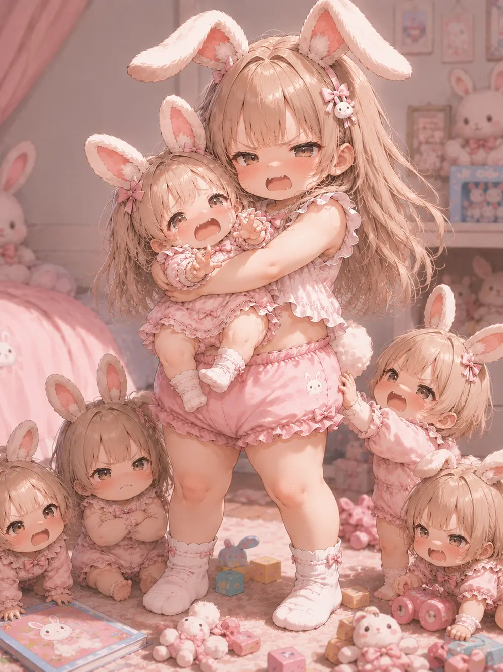 Kozaki_susuki의 子供を産んでしまった飼いウサギ