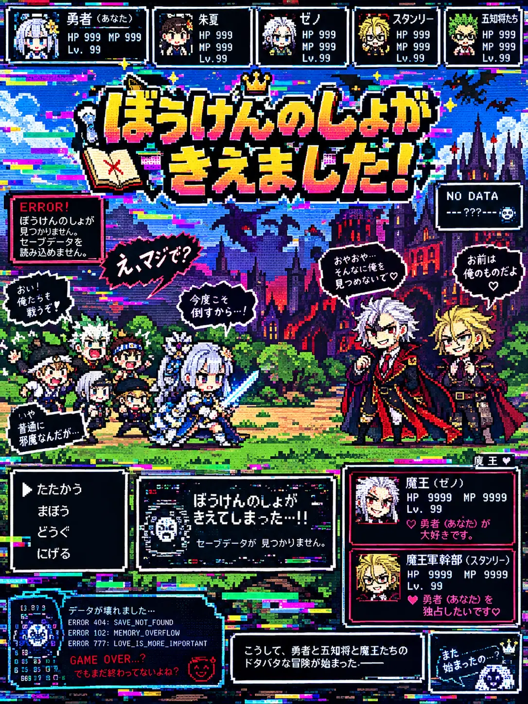Senku_Ukyo0725의 ぼうけんのしょがきえました！