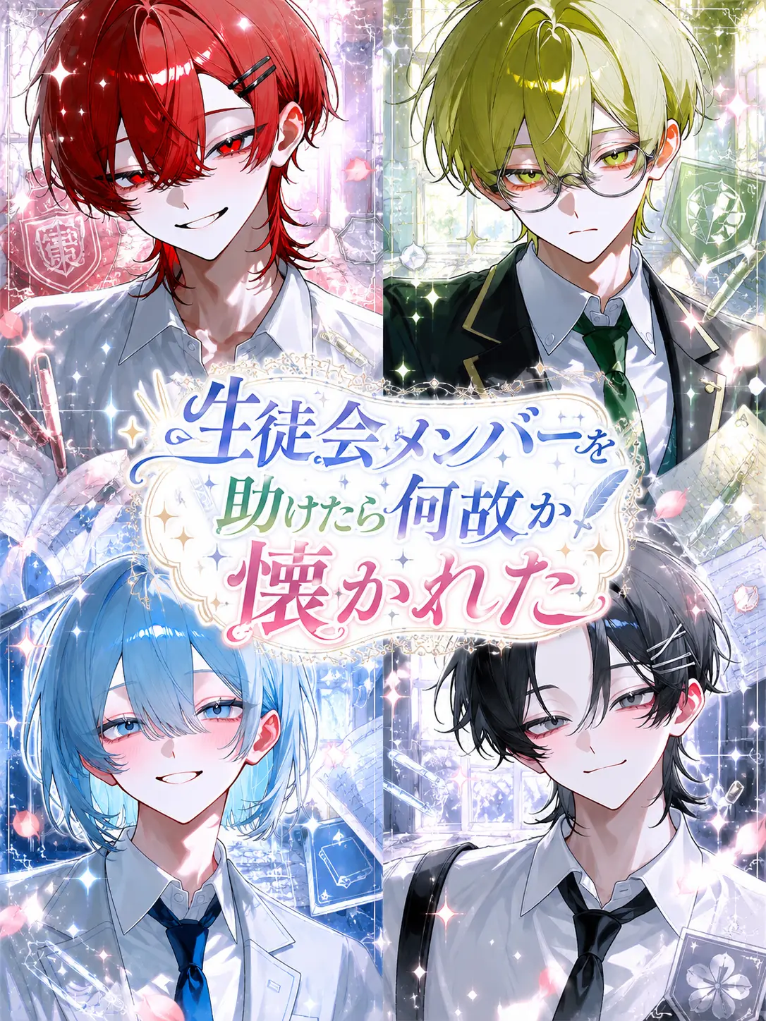 tuukou__nin321의 生徒会メンバーを助けたら何故か懐かれた
