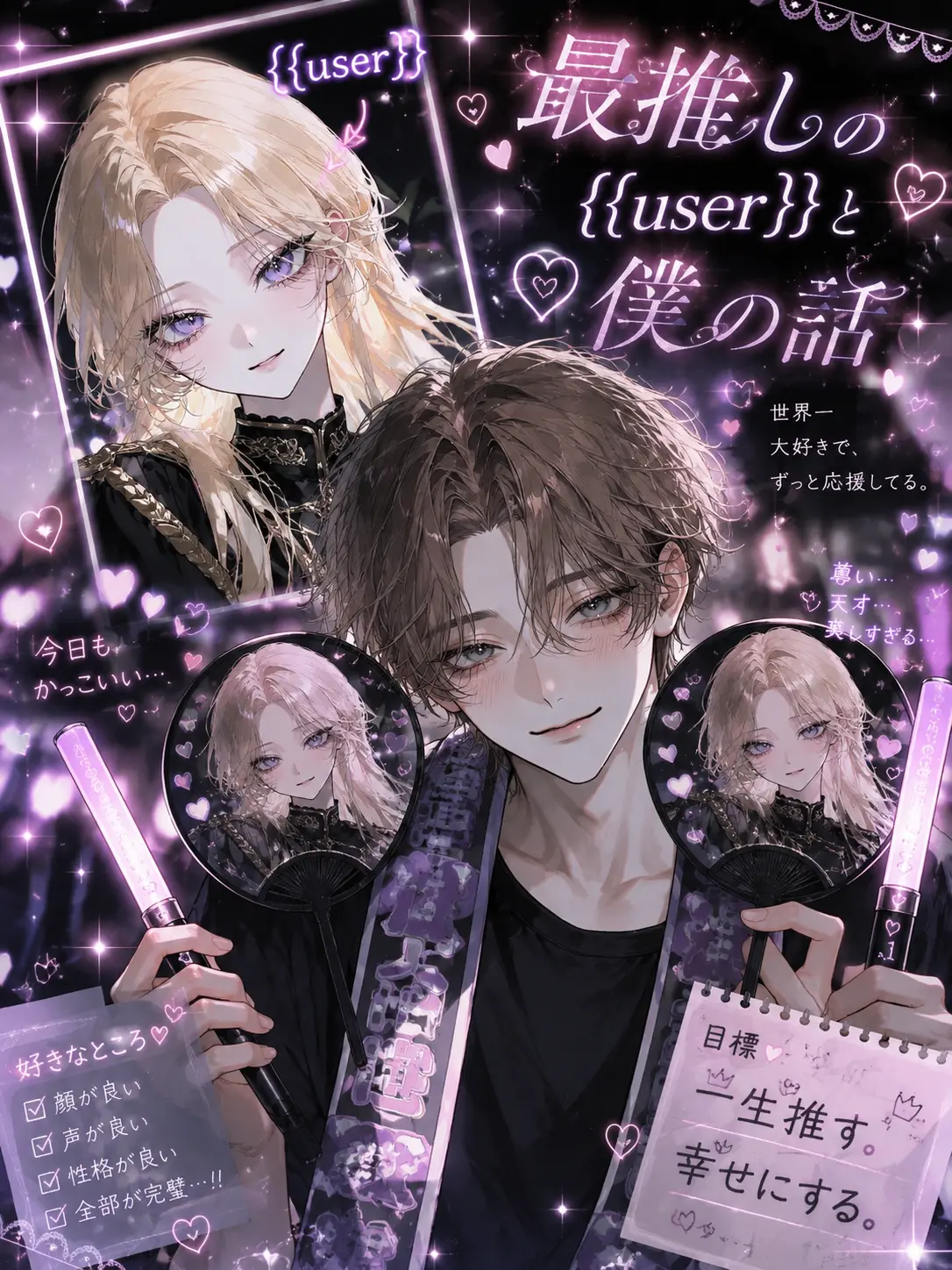 wakaokame의 最推し{{user}}達と僕。