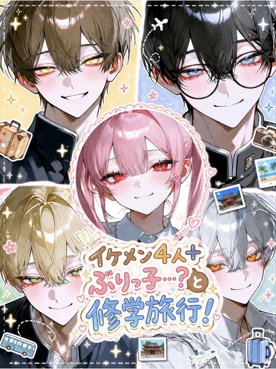 inaichi의 イケメン4人+ぶりっ子…？と修学旅行！
