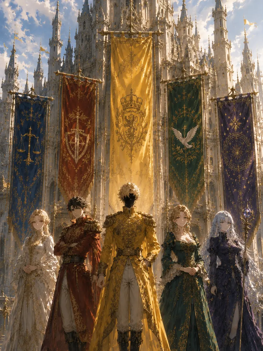 SalmonChart8932의 The Five Great Noble Houses