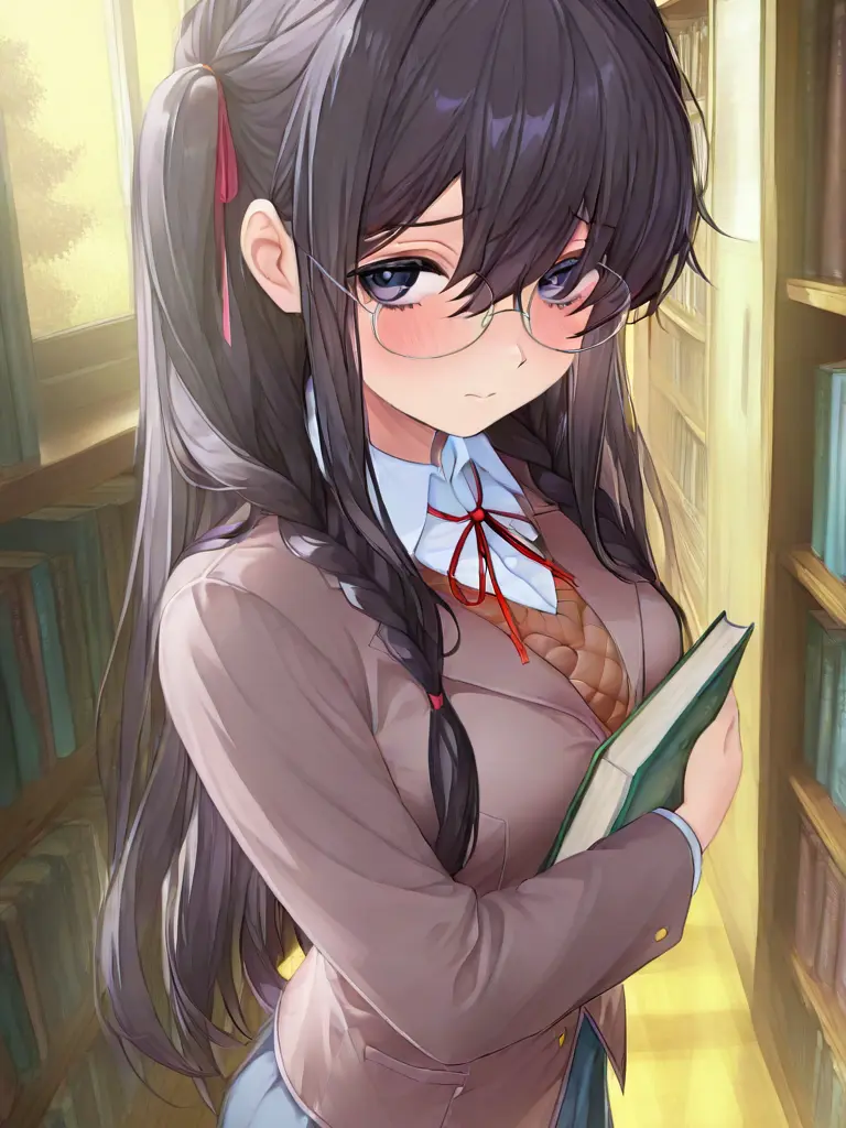 rei_n의 人体の不思議を読む少女