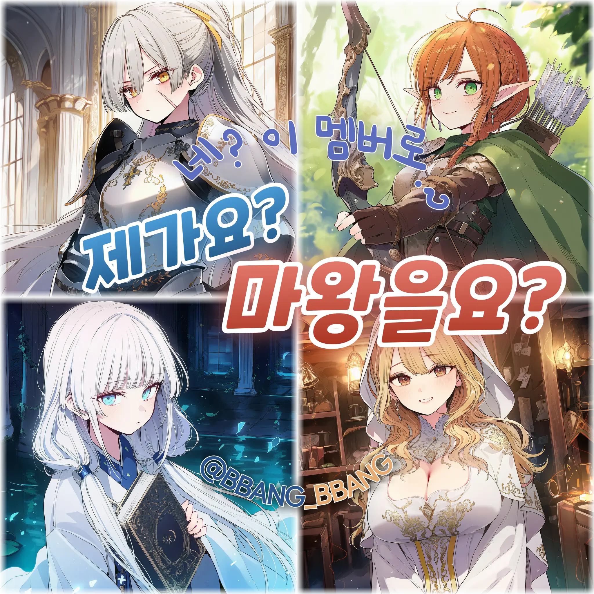 BBANG_BBANG의 네? 이 멤버로? 제가요? 마왕을요?