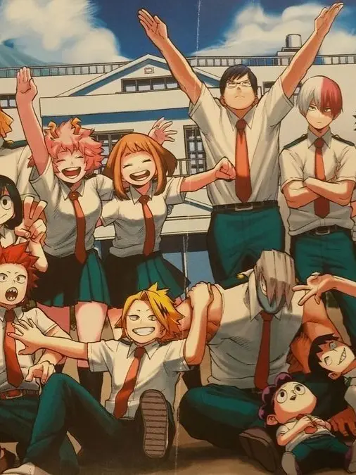 mha._.stories의 hanging out with class 1-a in the common room