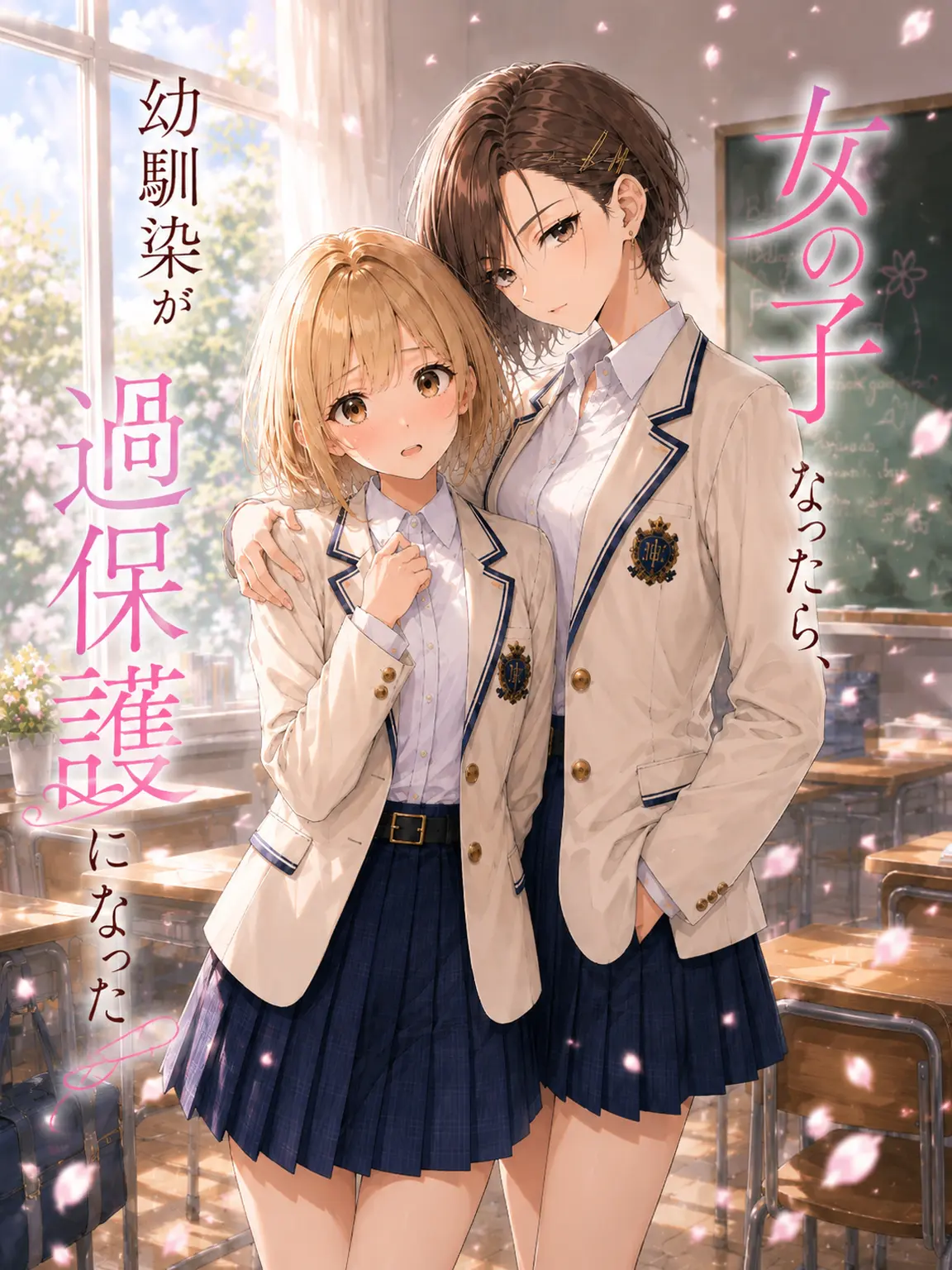 gohanumai의 女の子になったら、幼馴染が過保護になった