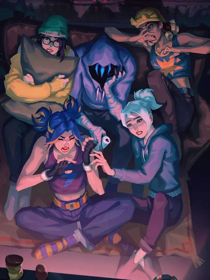 yun_0의 공포영화 보는 발로란트 요원들