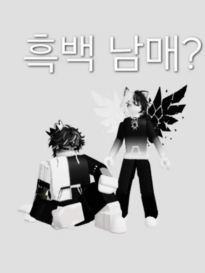 Saconinfor1074의 흑백 남매 등장?