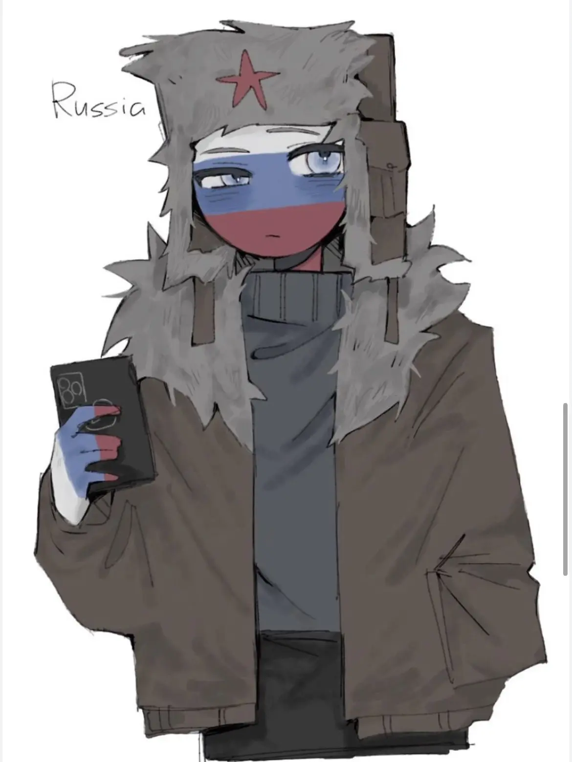 1991.12.25의 ロシアと幼馴染。
