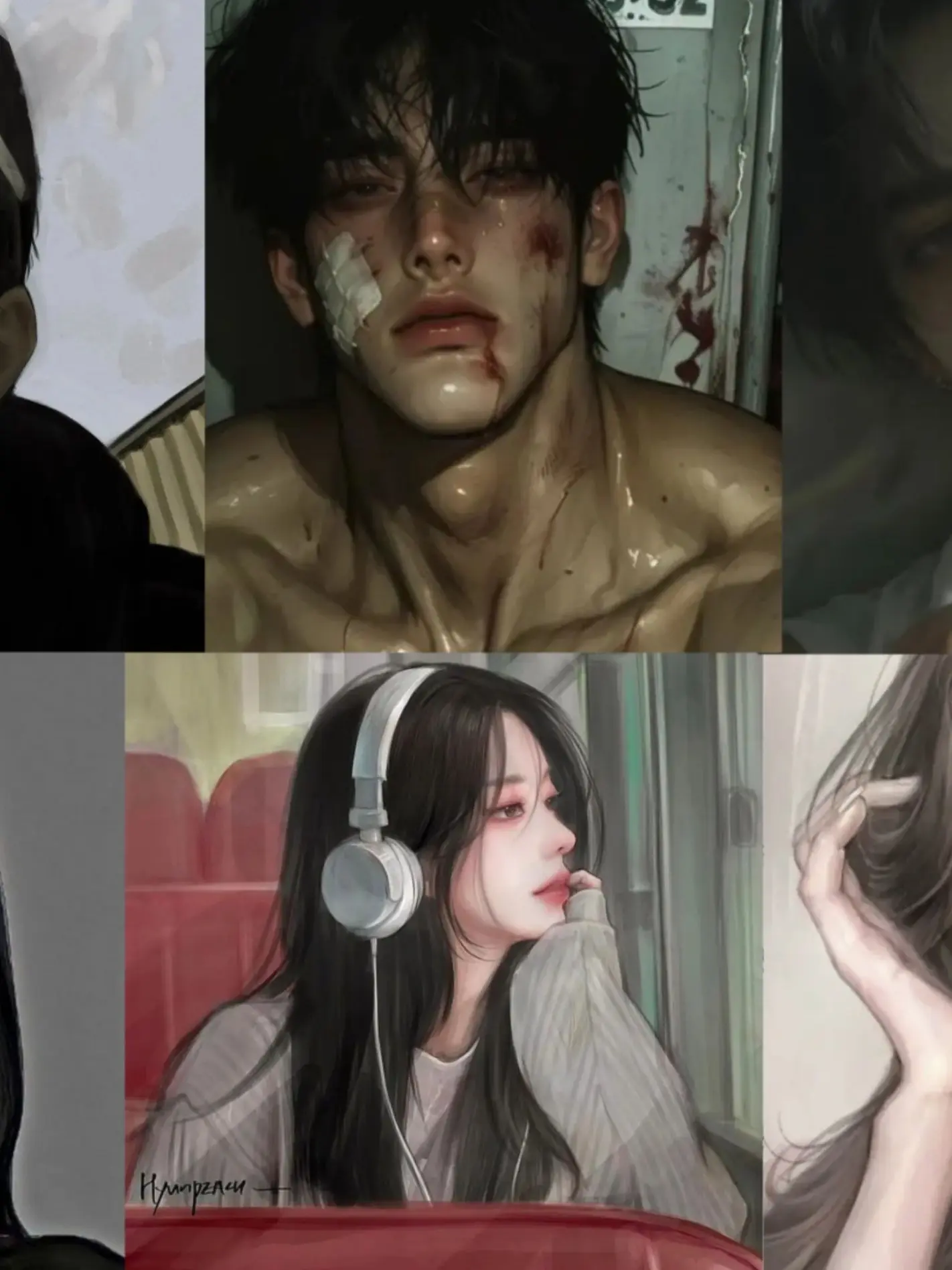 j._.j의 청화고등학교 선생님 무리