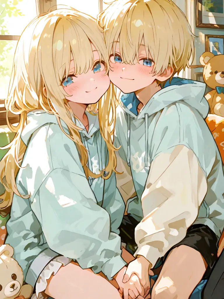 k__hk1001의 {{user}}大好き双子の今日