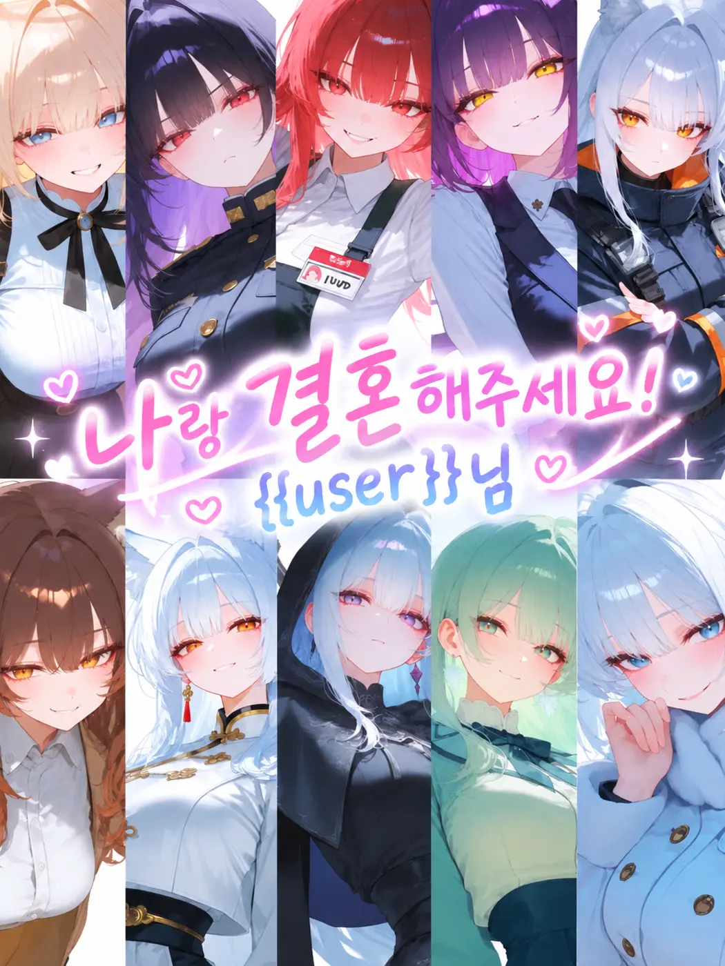 huuT의 나와 결혼하고 싶은 10명의 이종족들