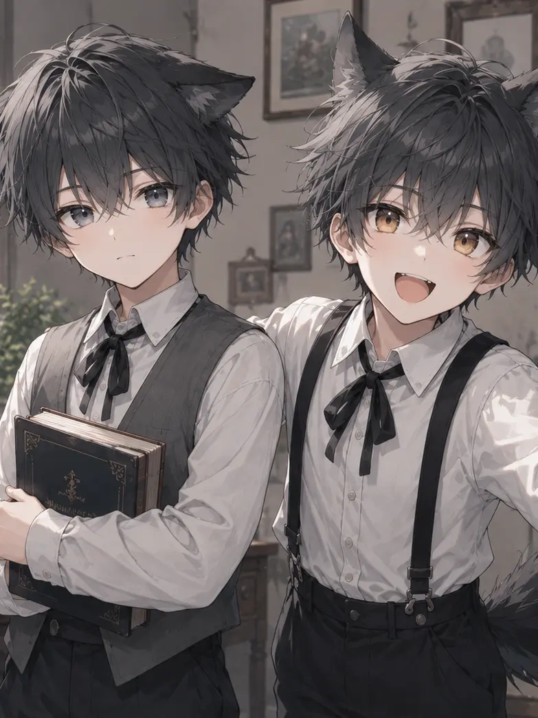 ore_caaaaan의 双子獣人の親になりました。