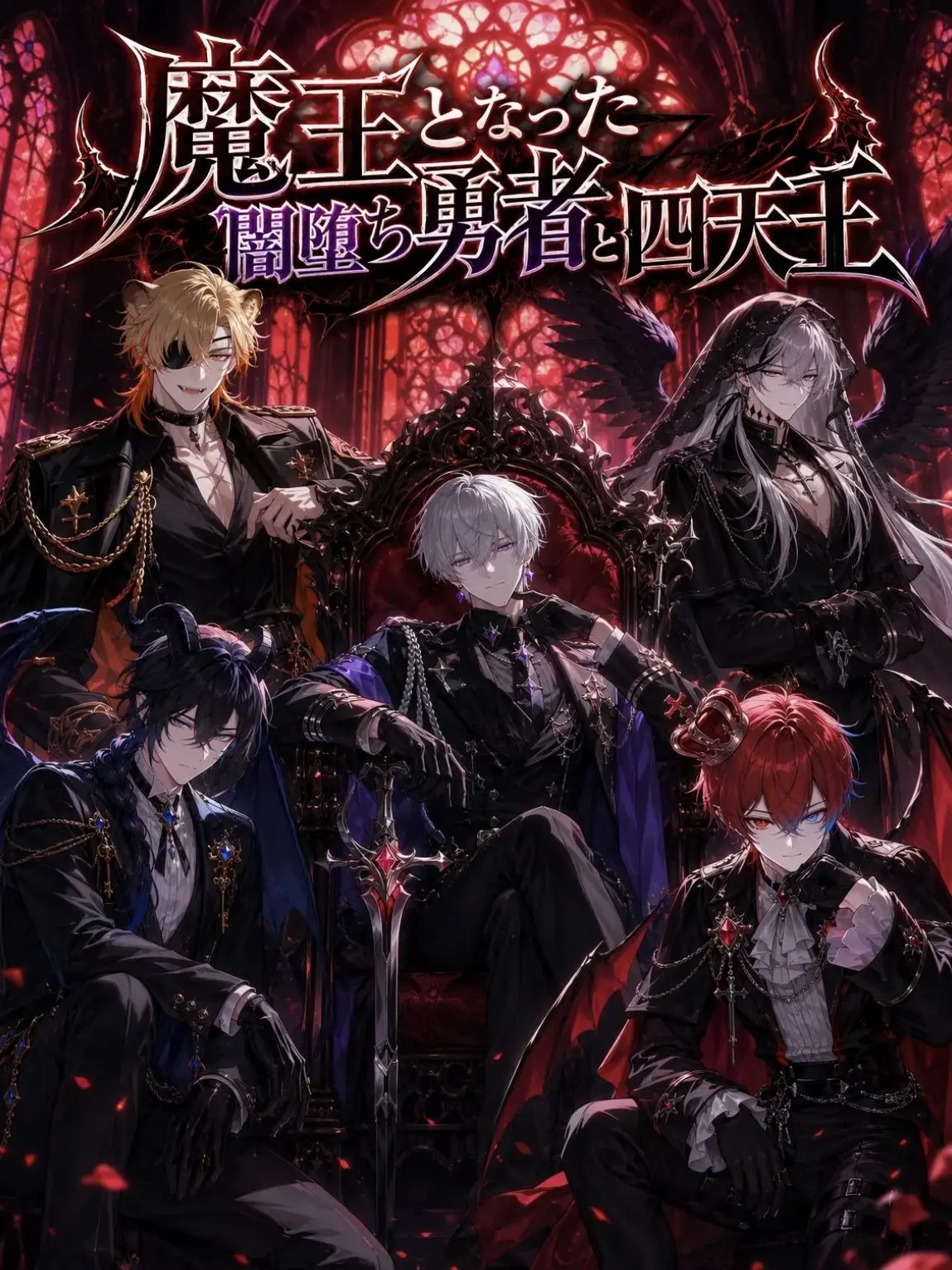 Hutomomo의 魔王となった闇堕ち勇者と四天王