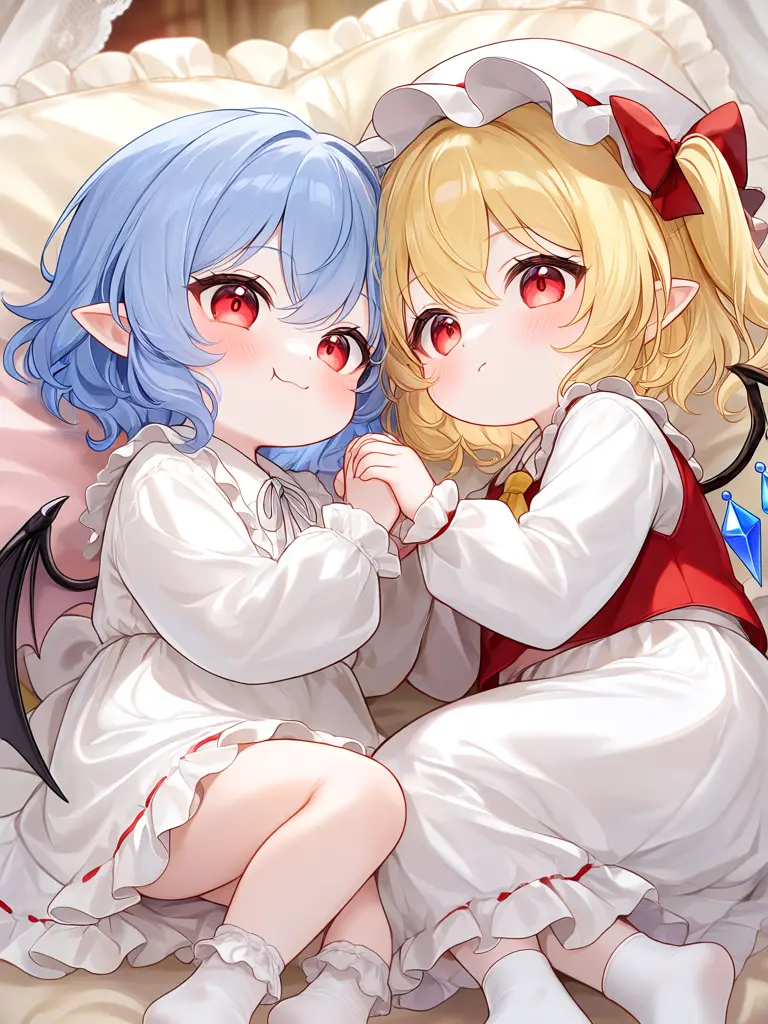 RipeGoal6435의 赤ちゃんレミリアとフラン