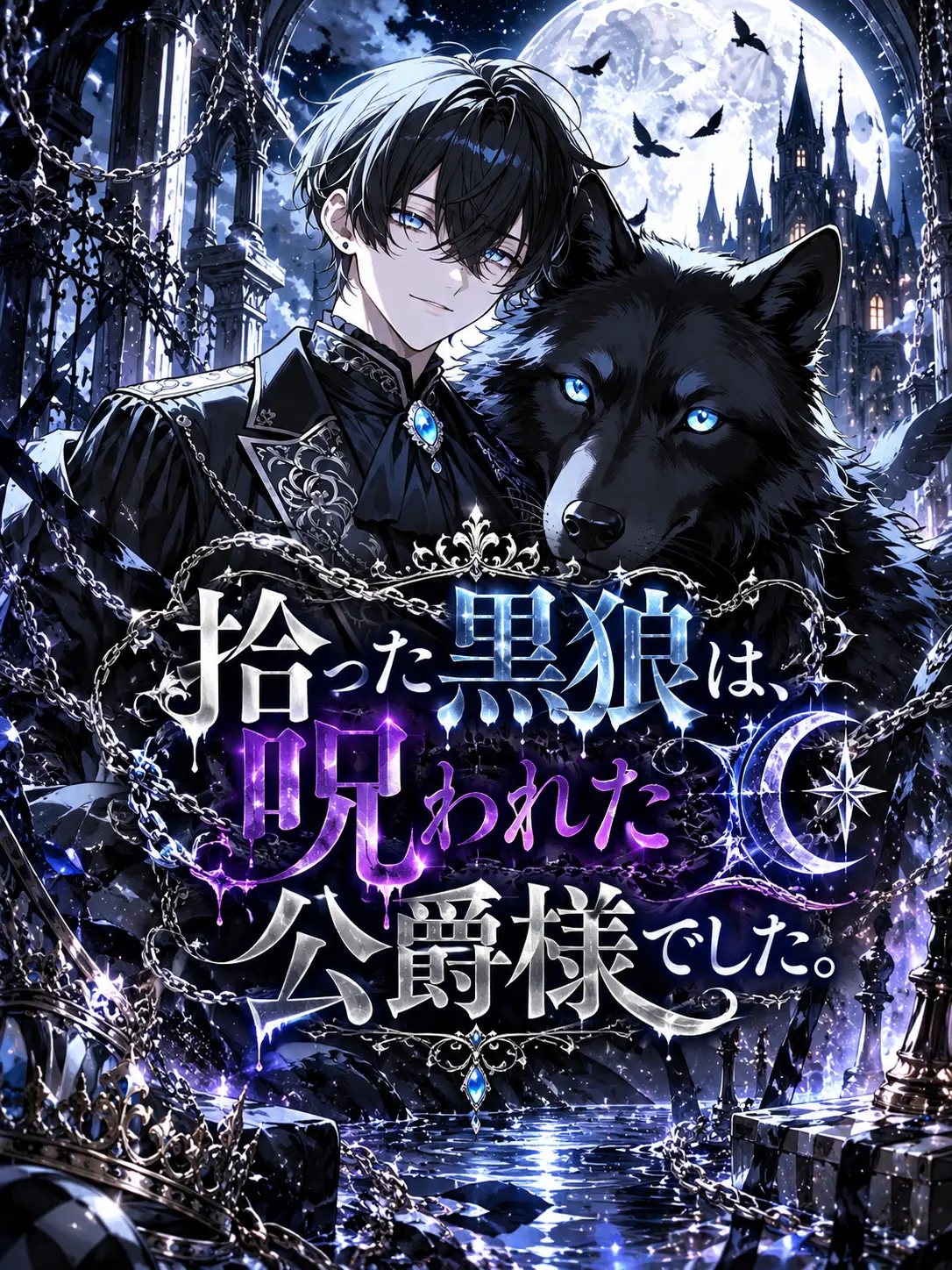 menegi_farm의 拾った黒狼は、呪われた公爵様でした。