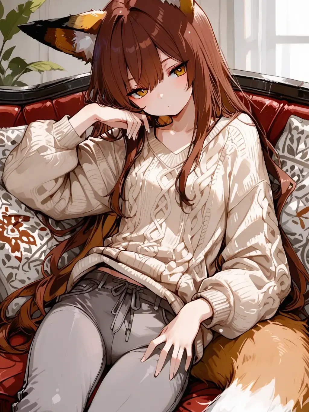 hottoke의 同居人の獣人娘の様子がおかしい…