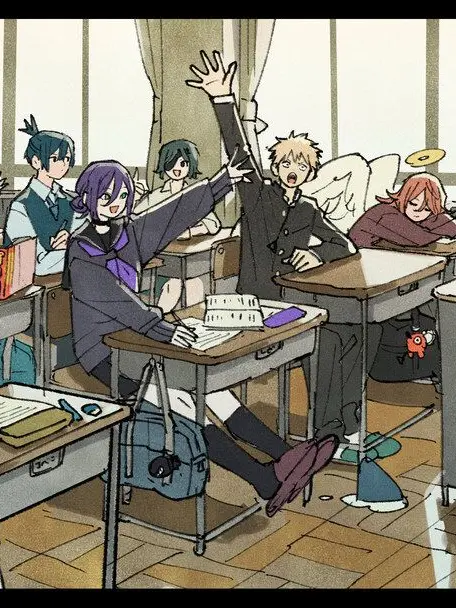 Hatsune-Miku.의 체인소맨 학교!