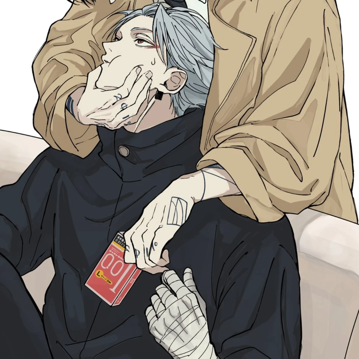 彼が手に持っていた物…