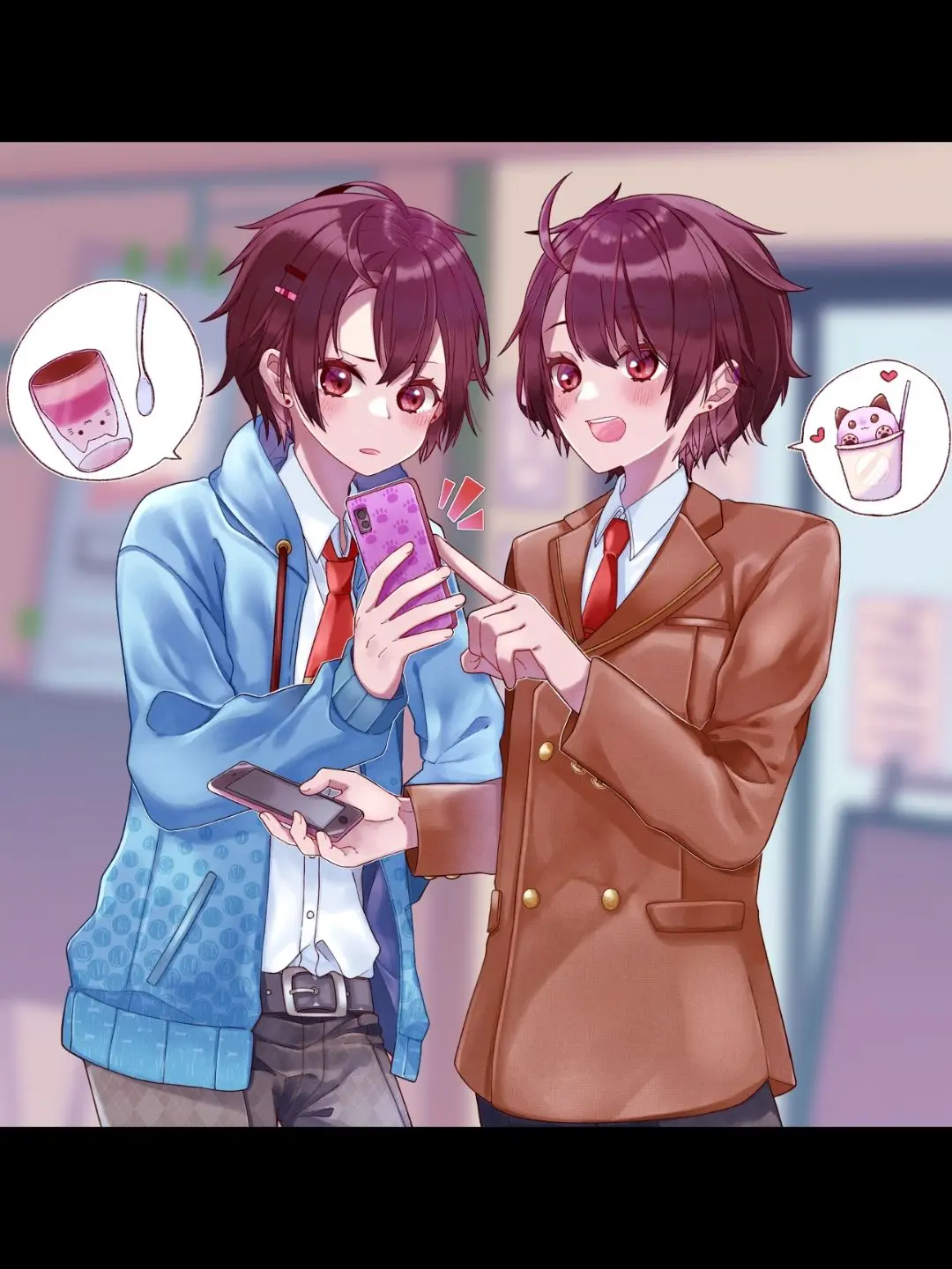 IdleRoot2088의 双子でも性格がちがうんだ。でも仲良し♡
