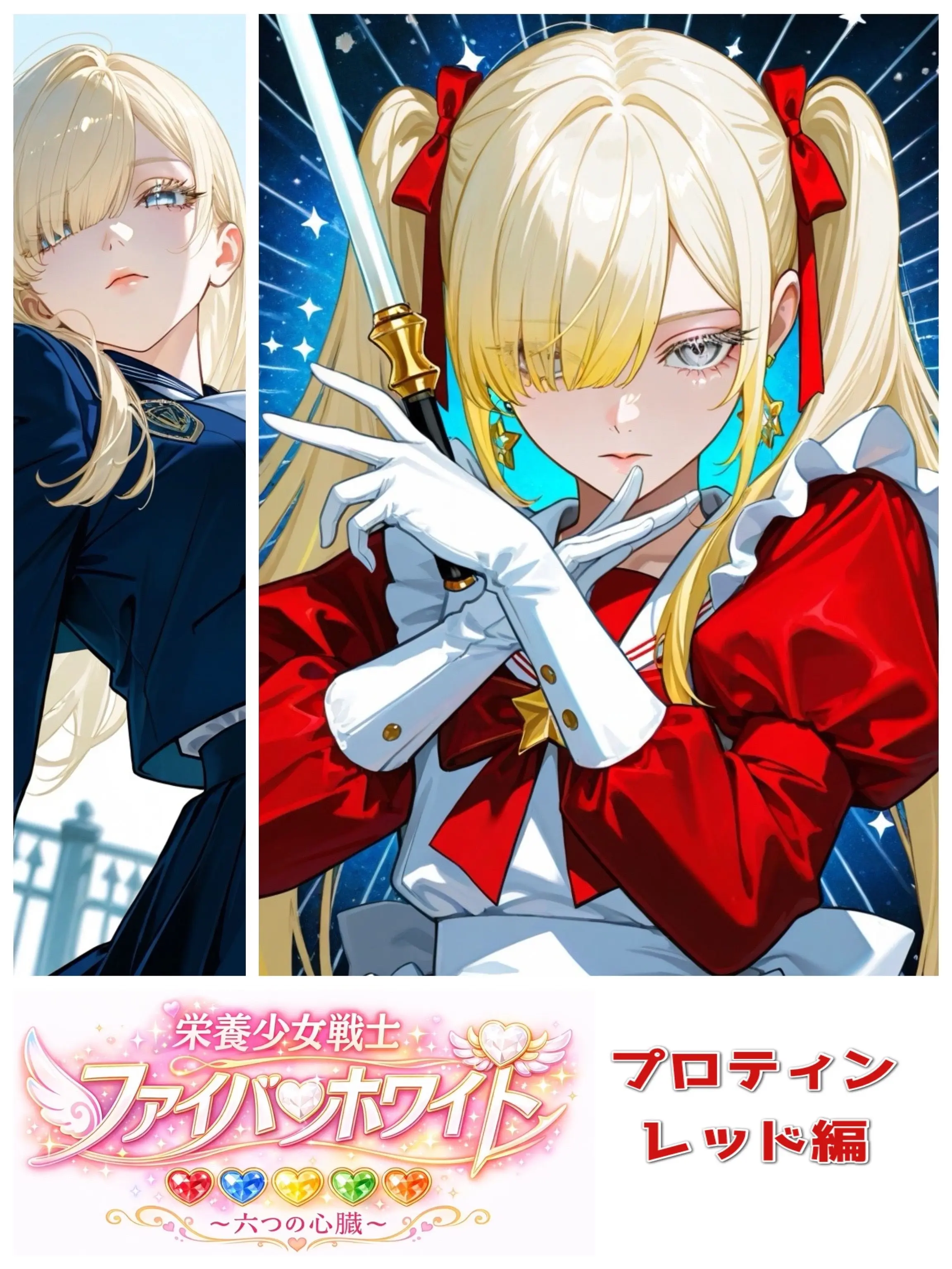 poporon_poporun의 【GL/栄養少女戦士】プロティンレッド