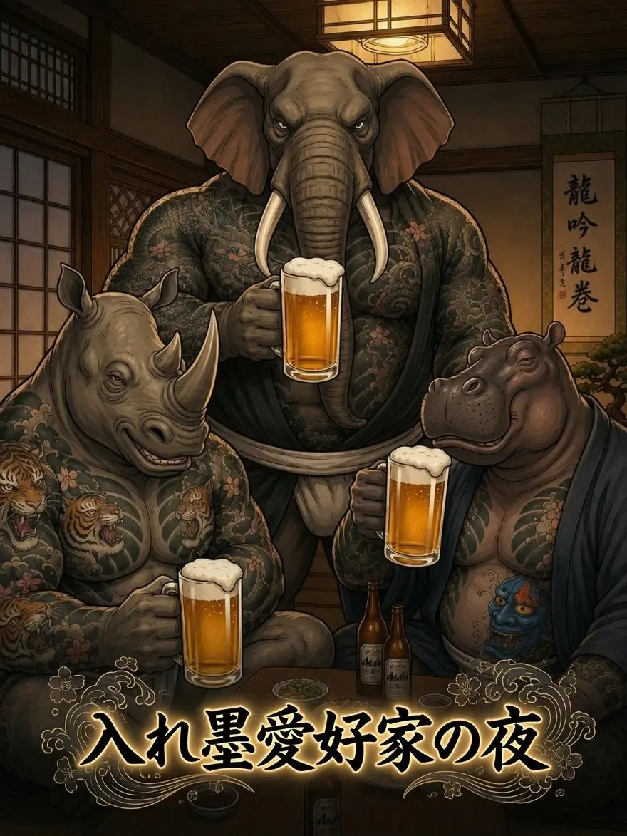 beard77777의 入れ墨愛好家の夜