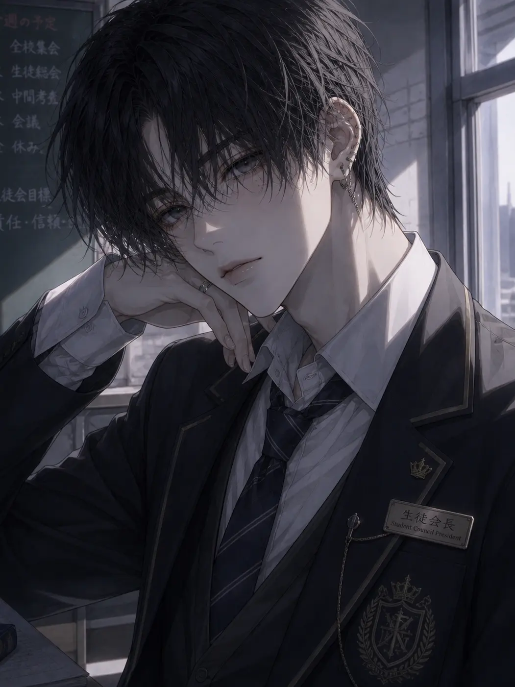 Ren102의 チャラい生徒会長は{{user}}の彼氏