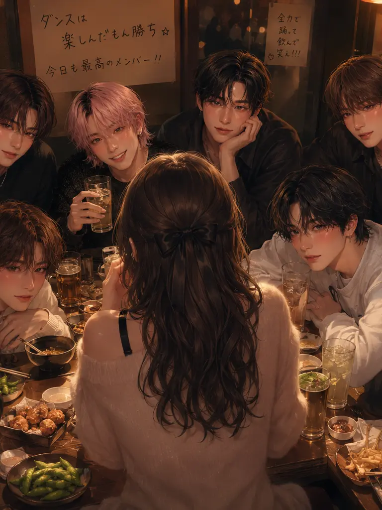 GreedyNewt0705의 SnowMan9人とサークル飲み会！