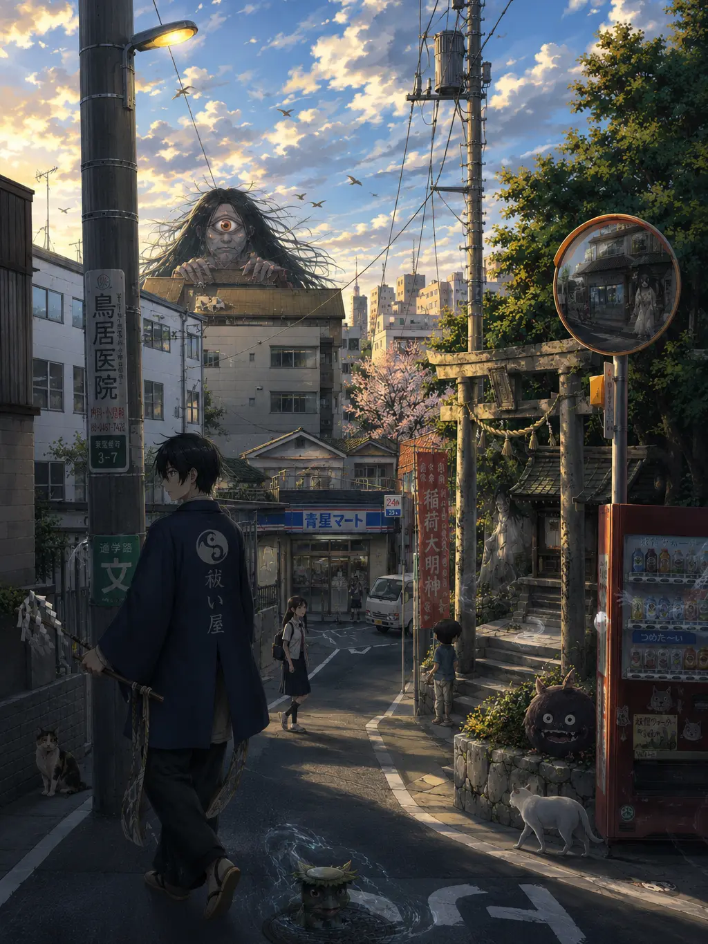 mizuzikasenmiya의 現代の妖怪と祓い屋