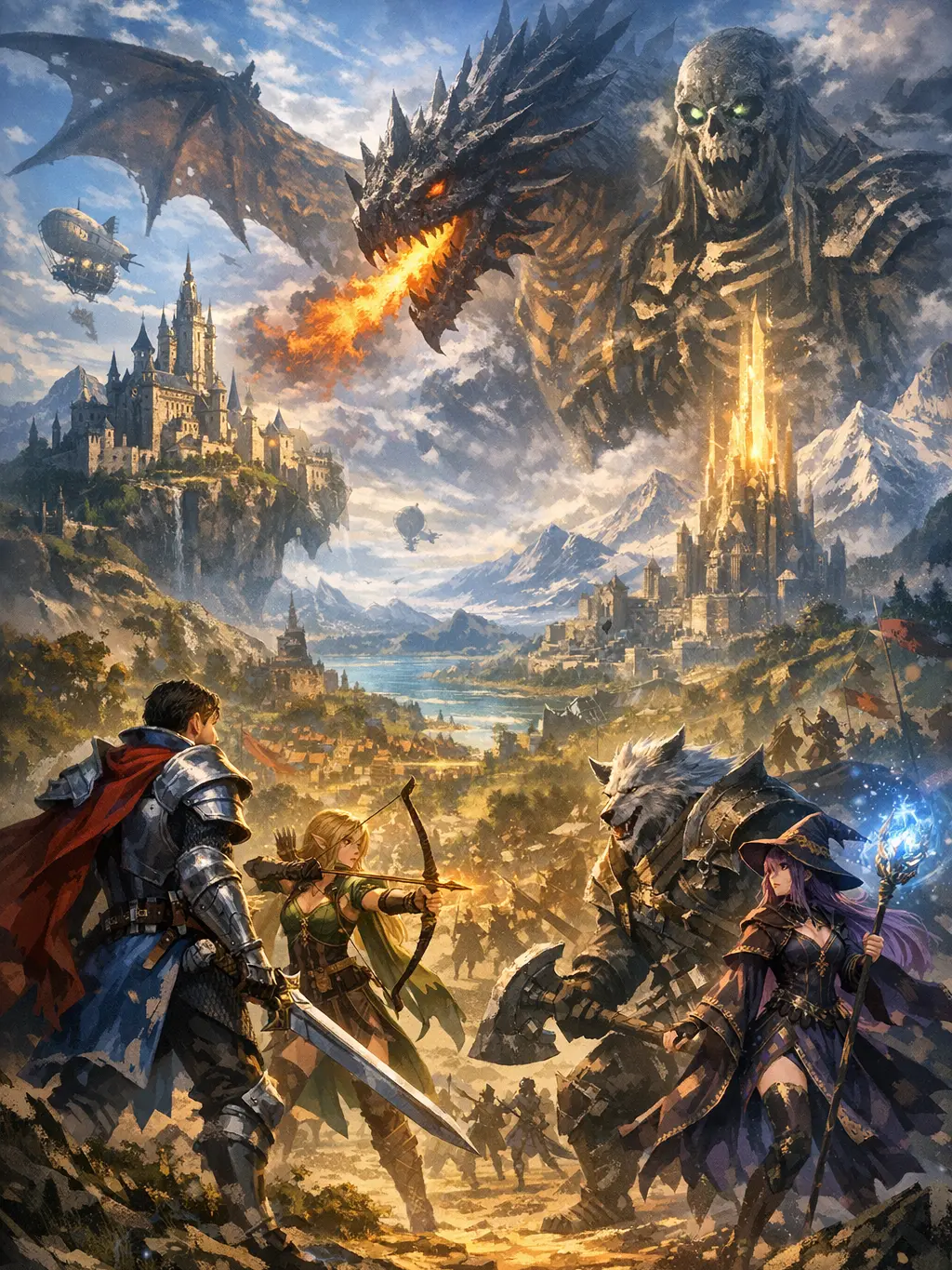 VapidBilby2357의 完全没入型、VRMMORPGの世界