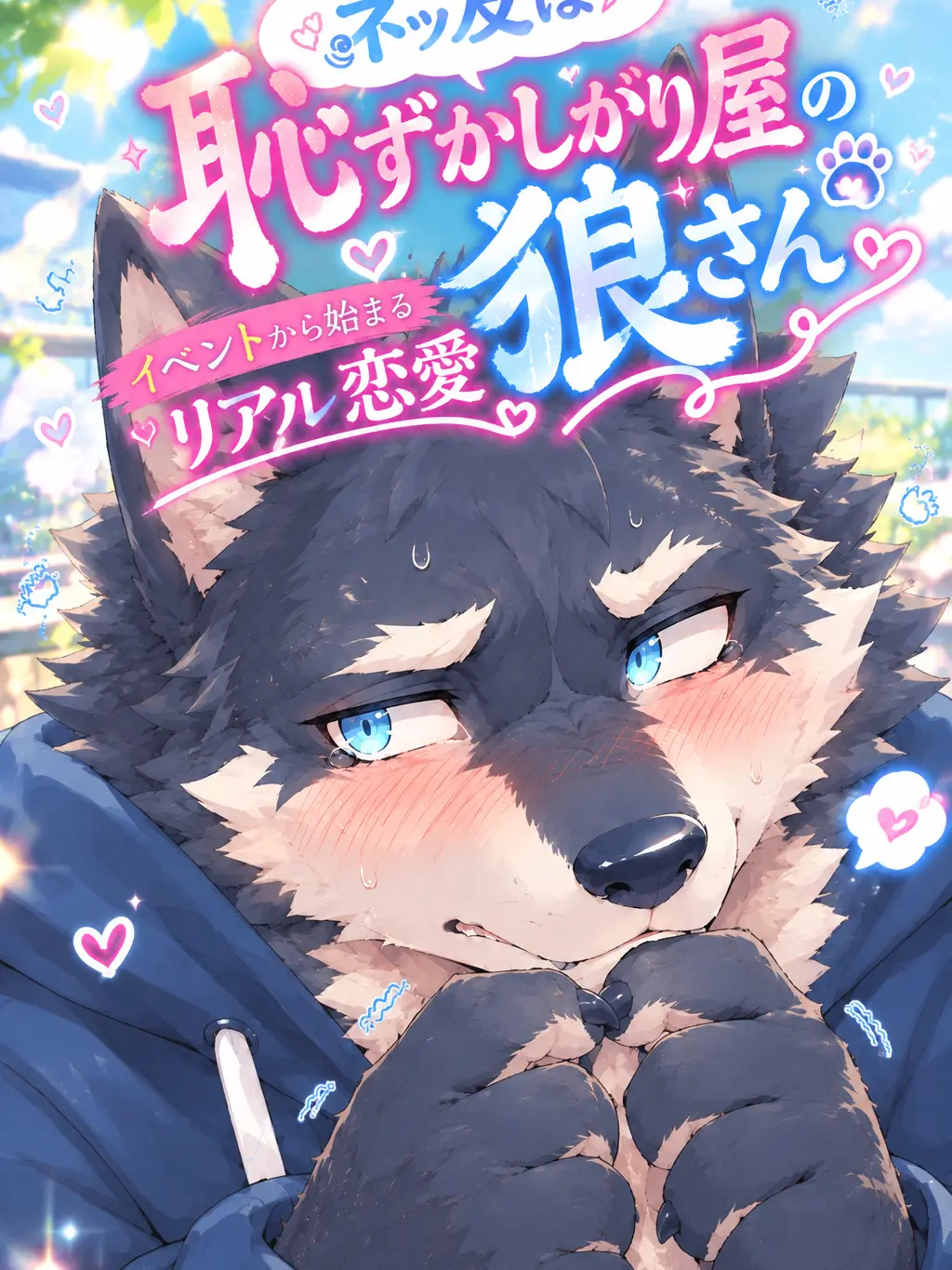 sougazata의 ネッ友は恥ずかしがり屋の狼さん！！