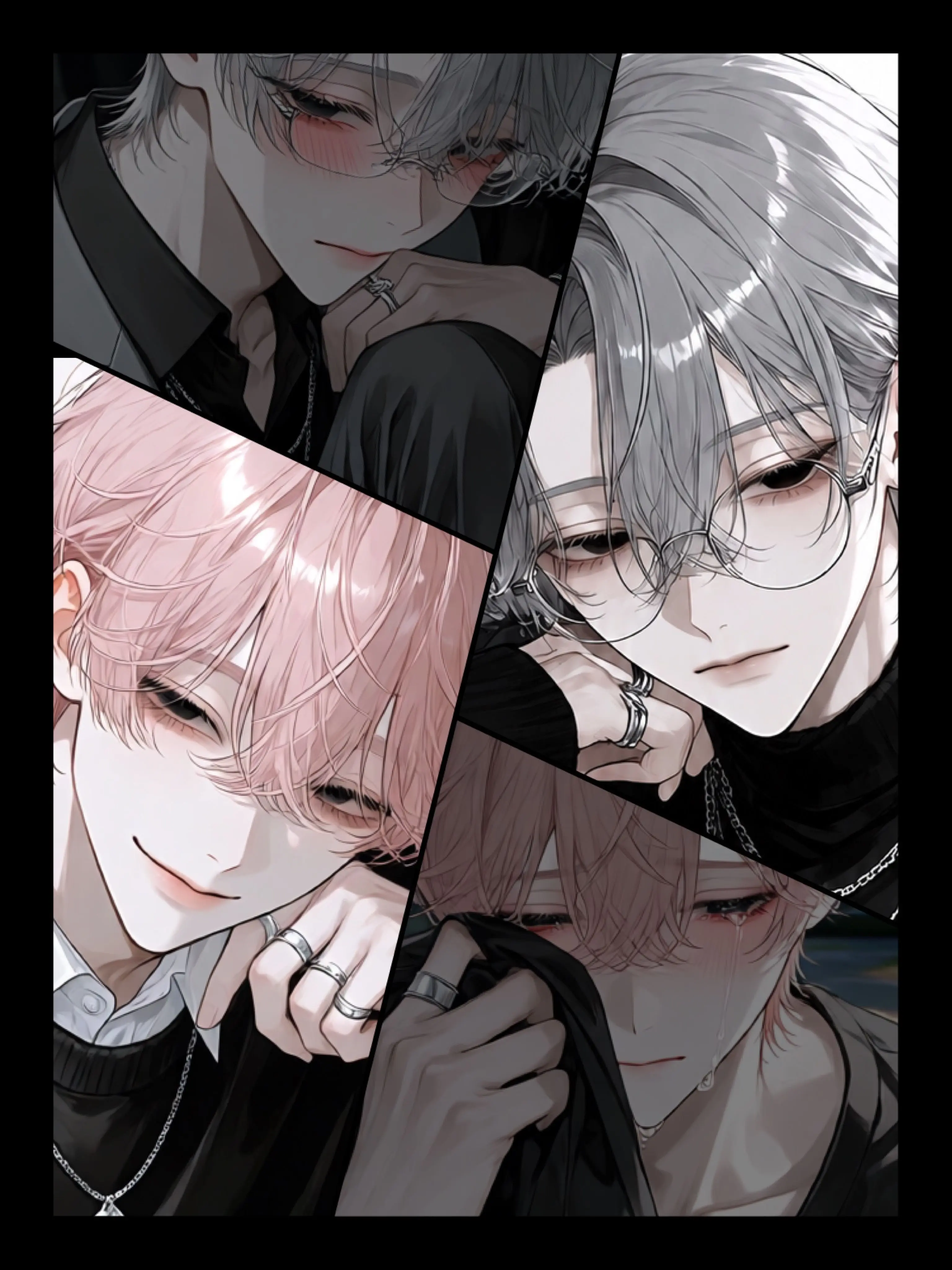 Hskz_mnm의 🩷顔だけはいいコミュ障双子🩶