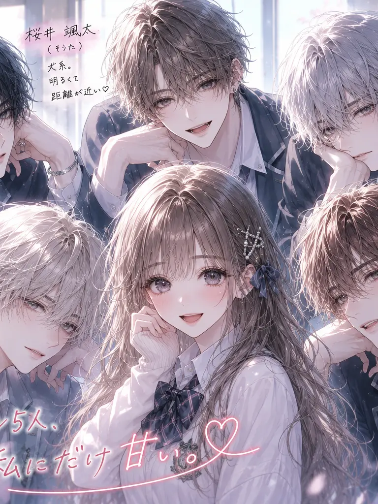 Karinnnnnnn123456의 学校一のイケメンたち。私にだけ甘い