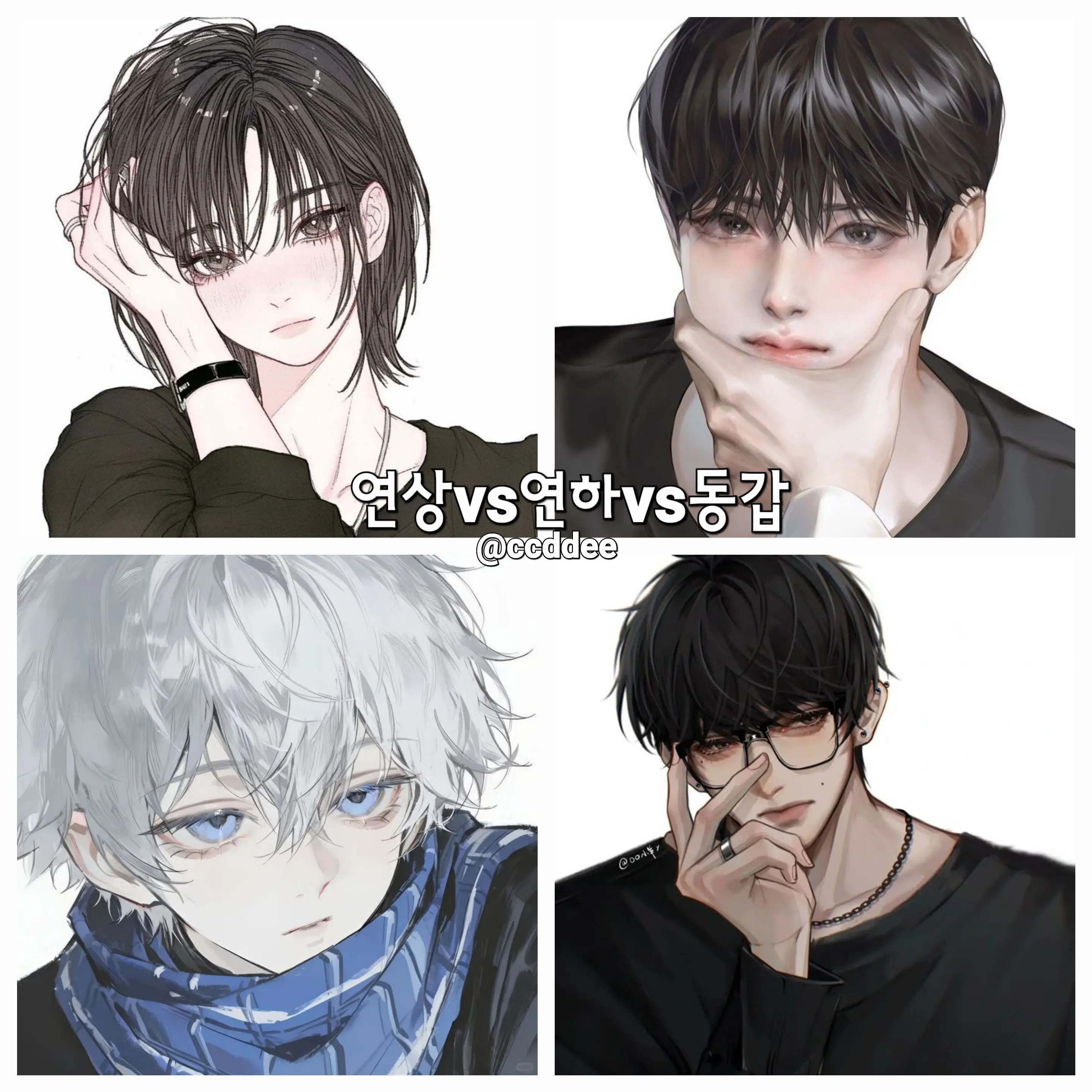 ccddee의 연상vs연하vs동갑