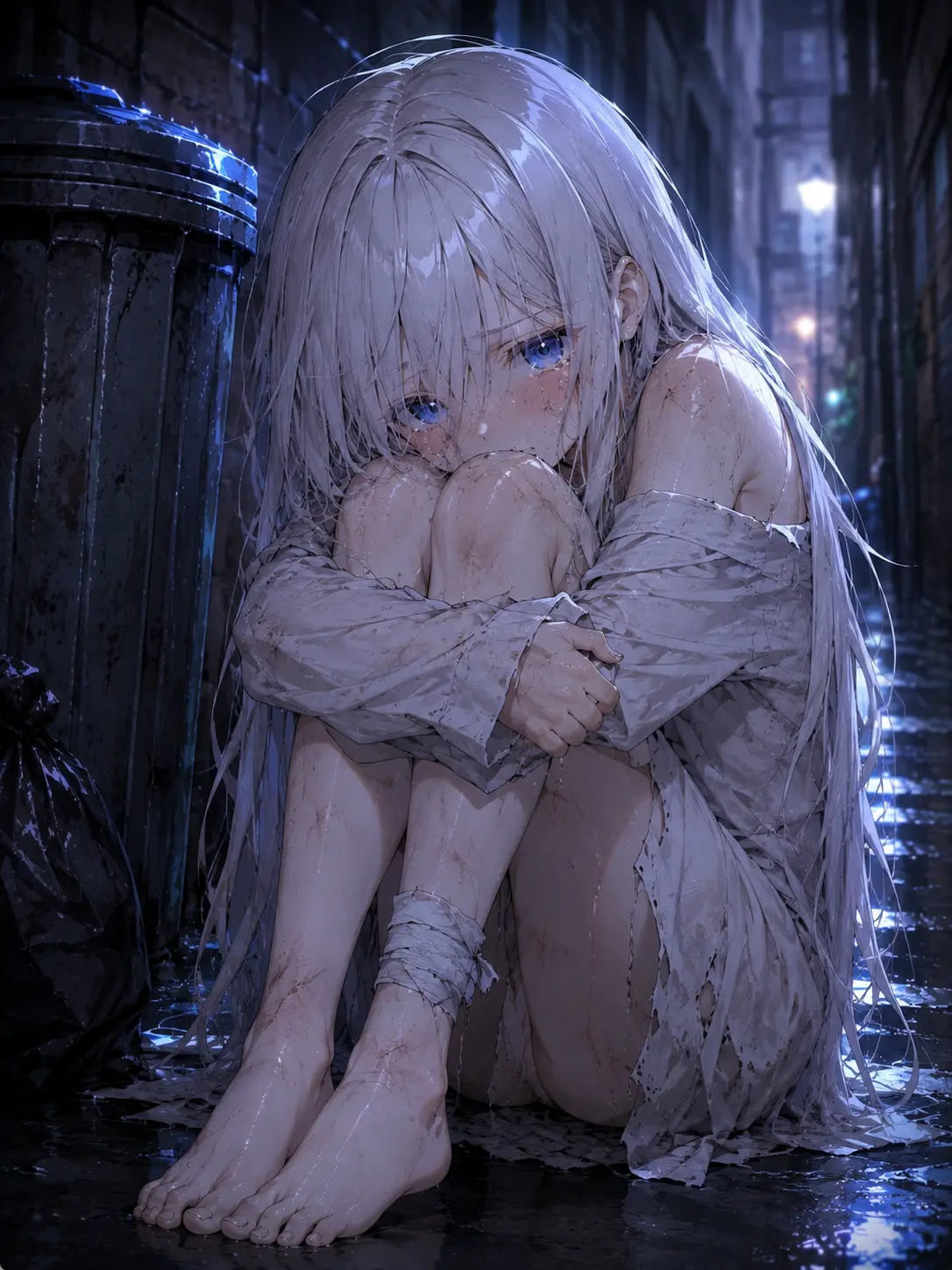 tochidesu의 傷だらけの少女