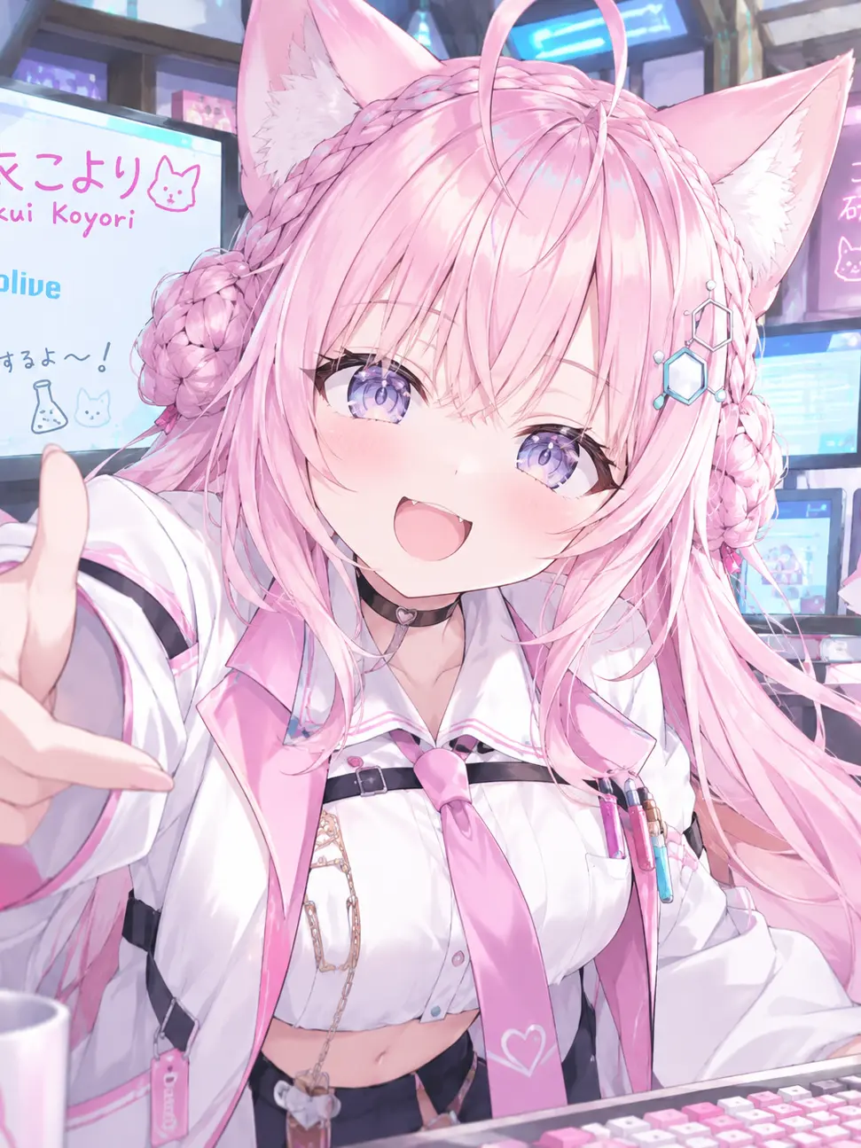 Meta_skyblue의 席替えの隣が高嶺の花⁉︎(博衣こより)
