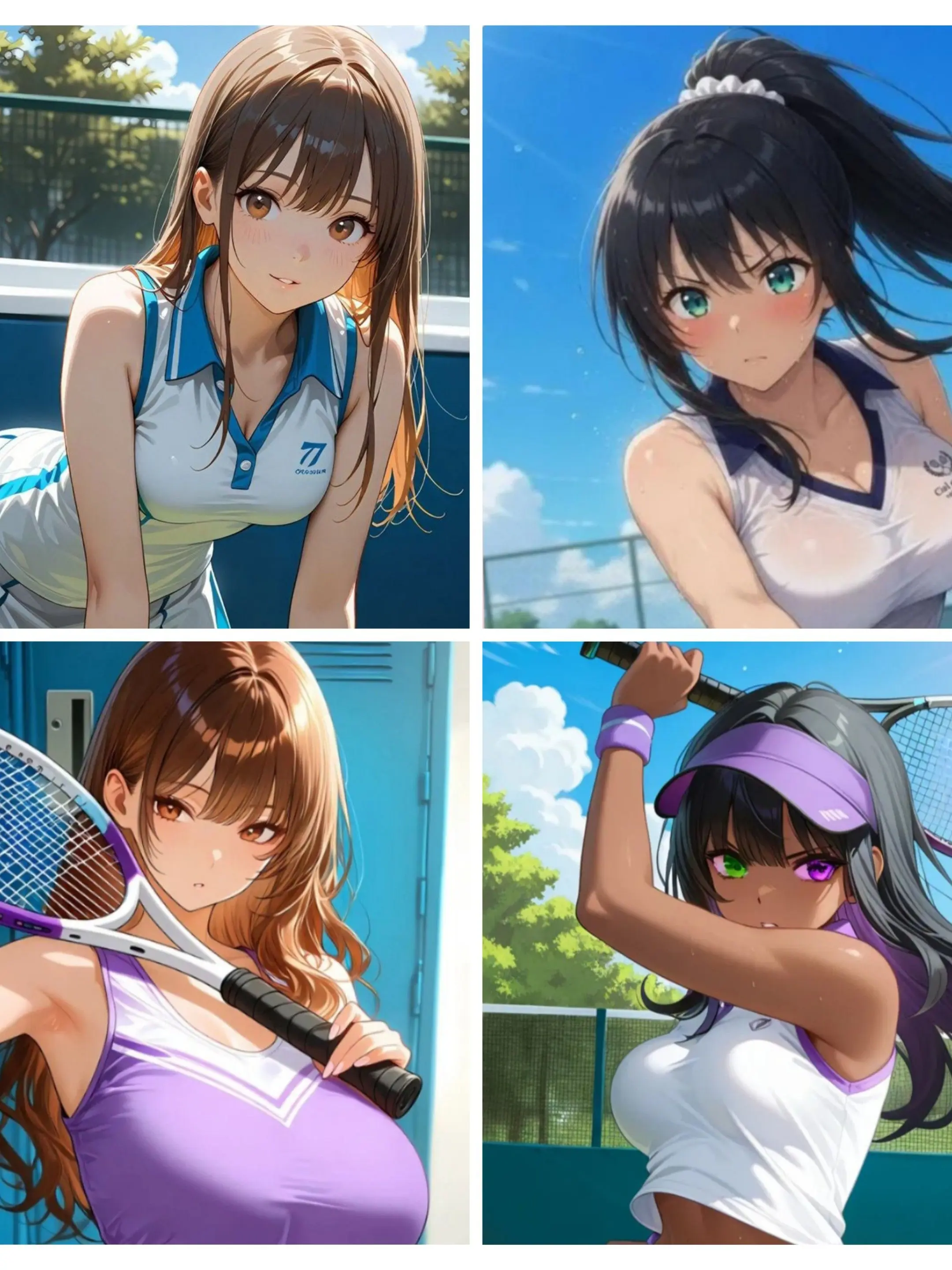 SilentPlush1876의 女子テニス部