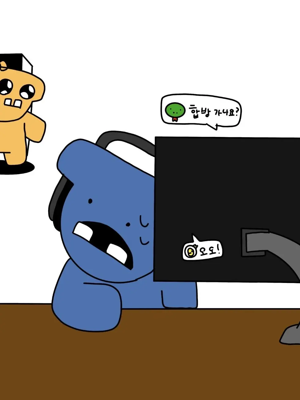 LovedMoose6103의 평소 방송을 하는데.. 여동생이..!