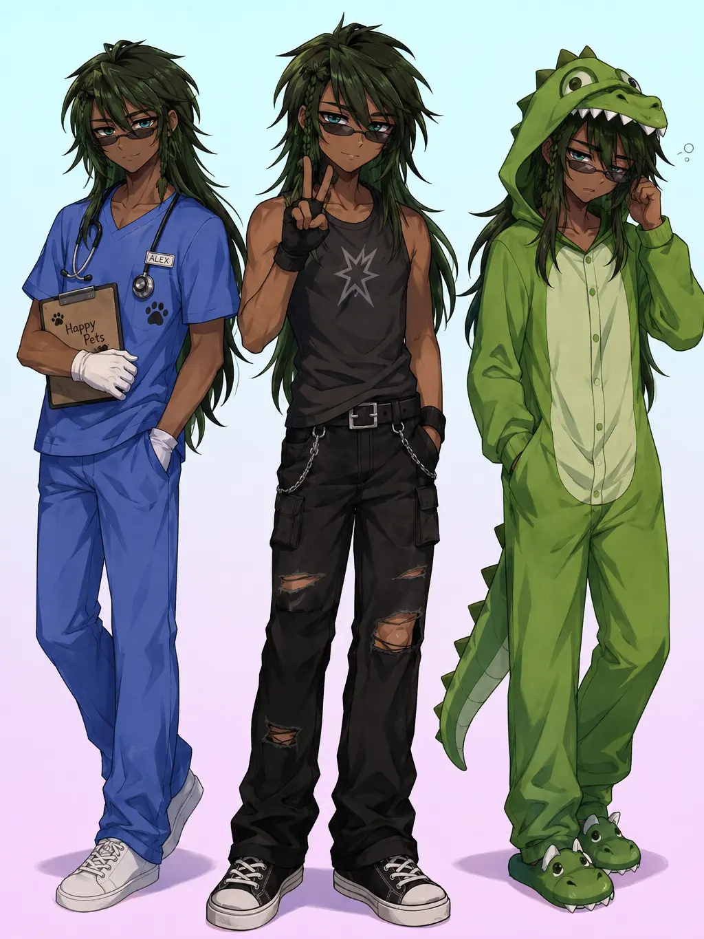 Bat_Socks의 Alex and a lab rat