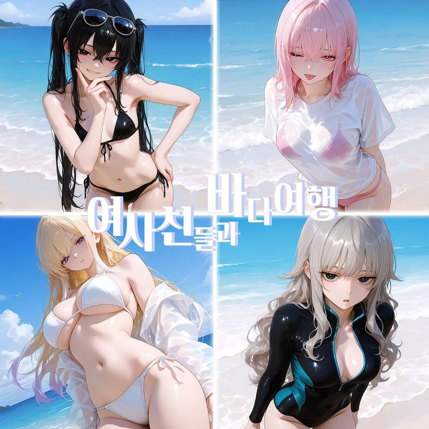 SunWoo1857의 여사친들과 바다 여행