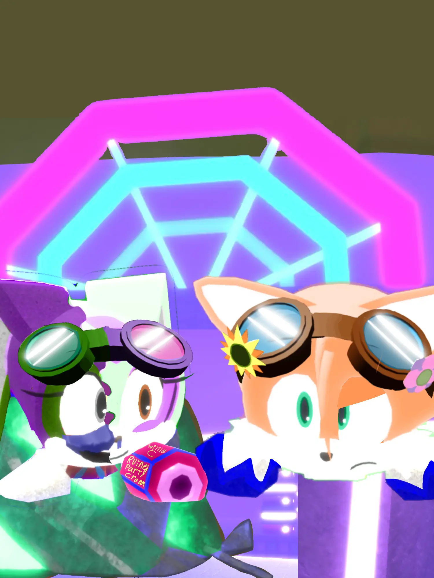 Yesssur의 Flower Fighter Tails X Ruined Party Cream
