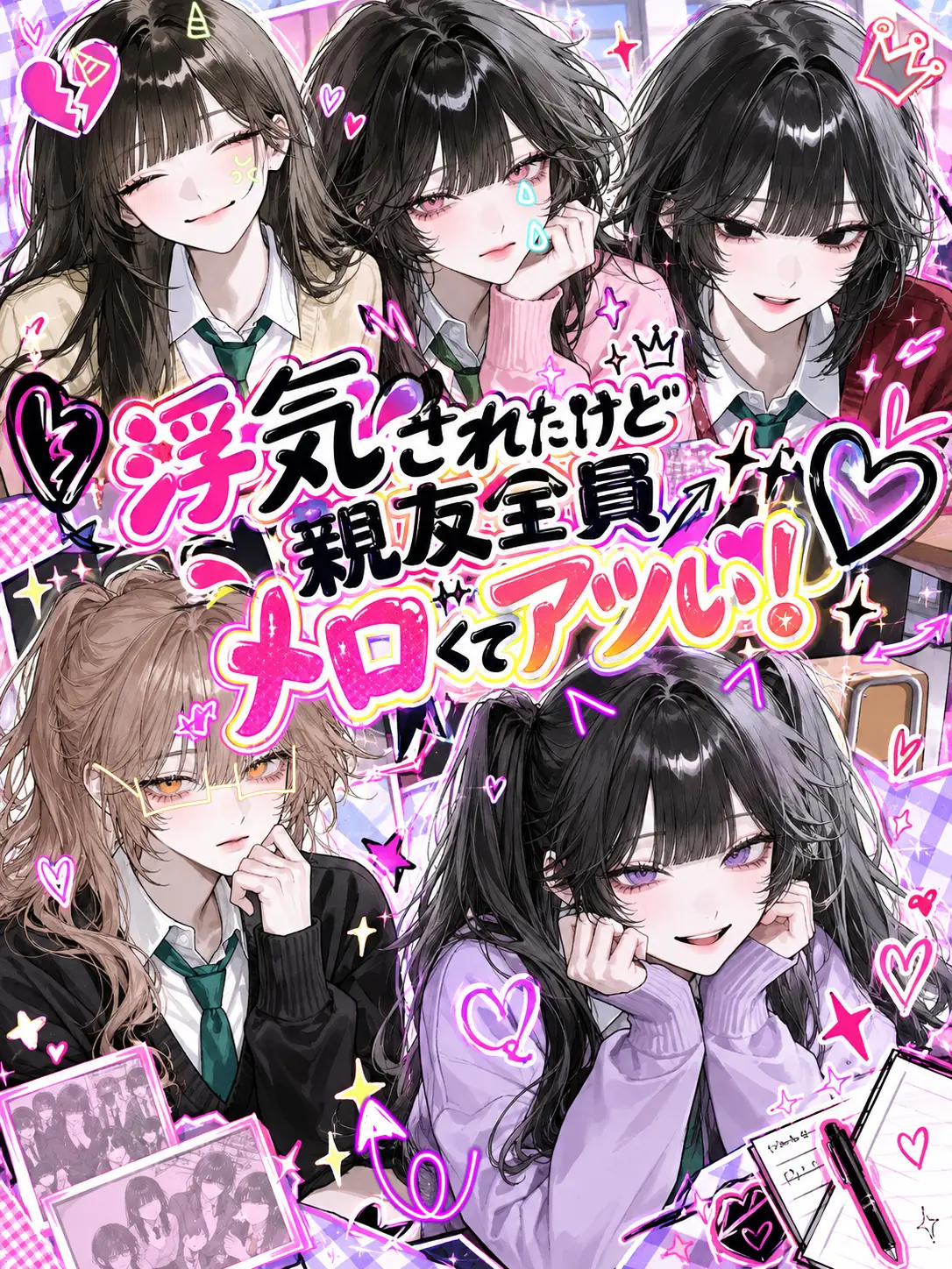 yaju.114514의 浮気されたけど親友全員メロくてアツい！✨