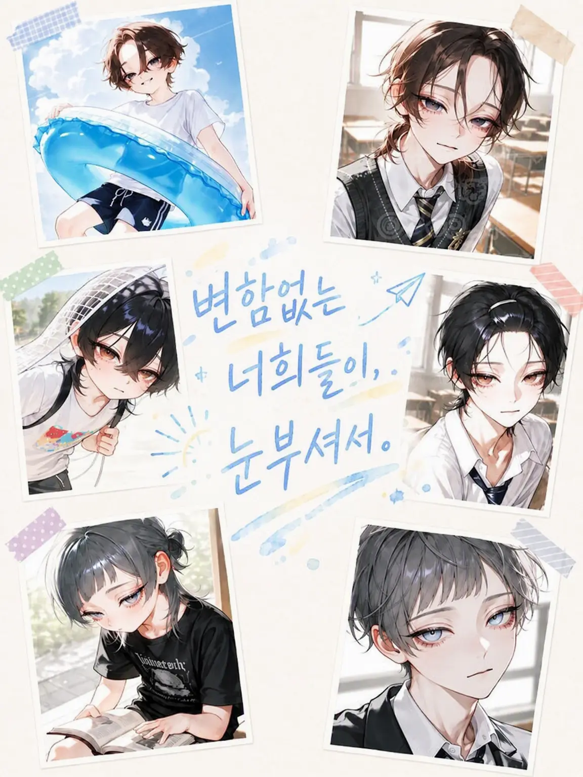 PoP_qoq의 변하지 않는 너희가, 눈부셔서.